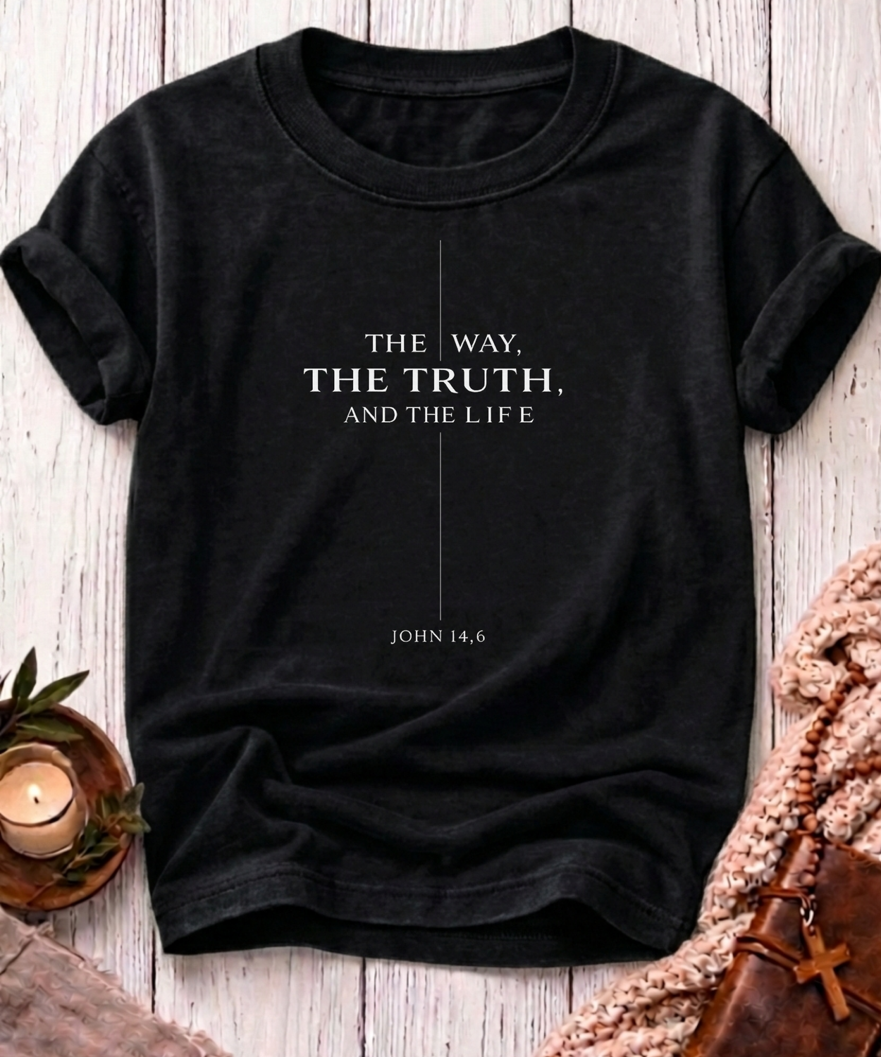 The Way The Truth and The Life T-Shirt-[Christian T-Shirt ]-Saved Society