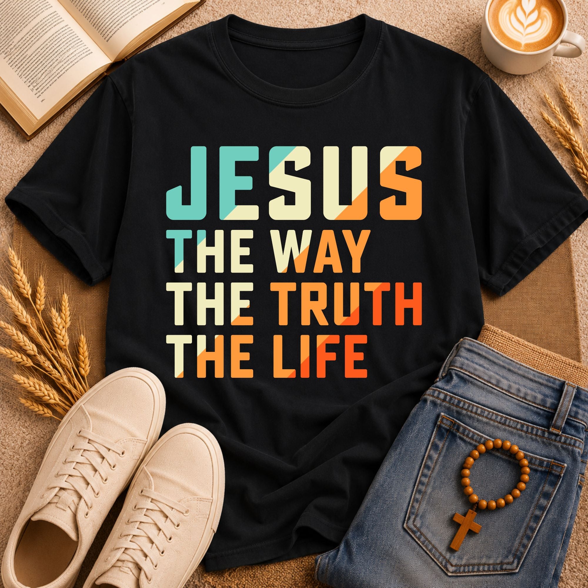 Jesus The Way The Truth The Life Christian T-Shirt