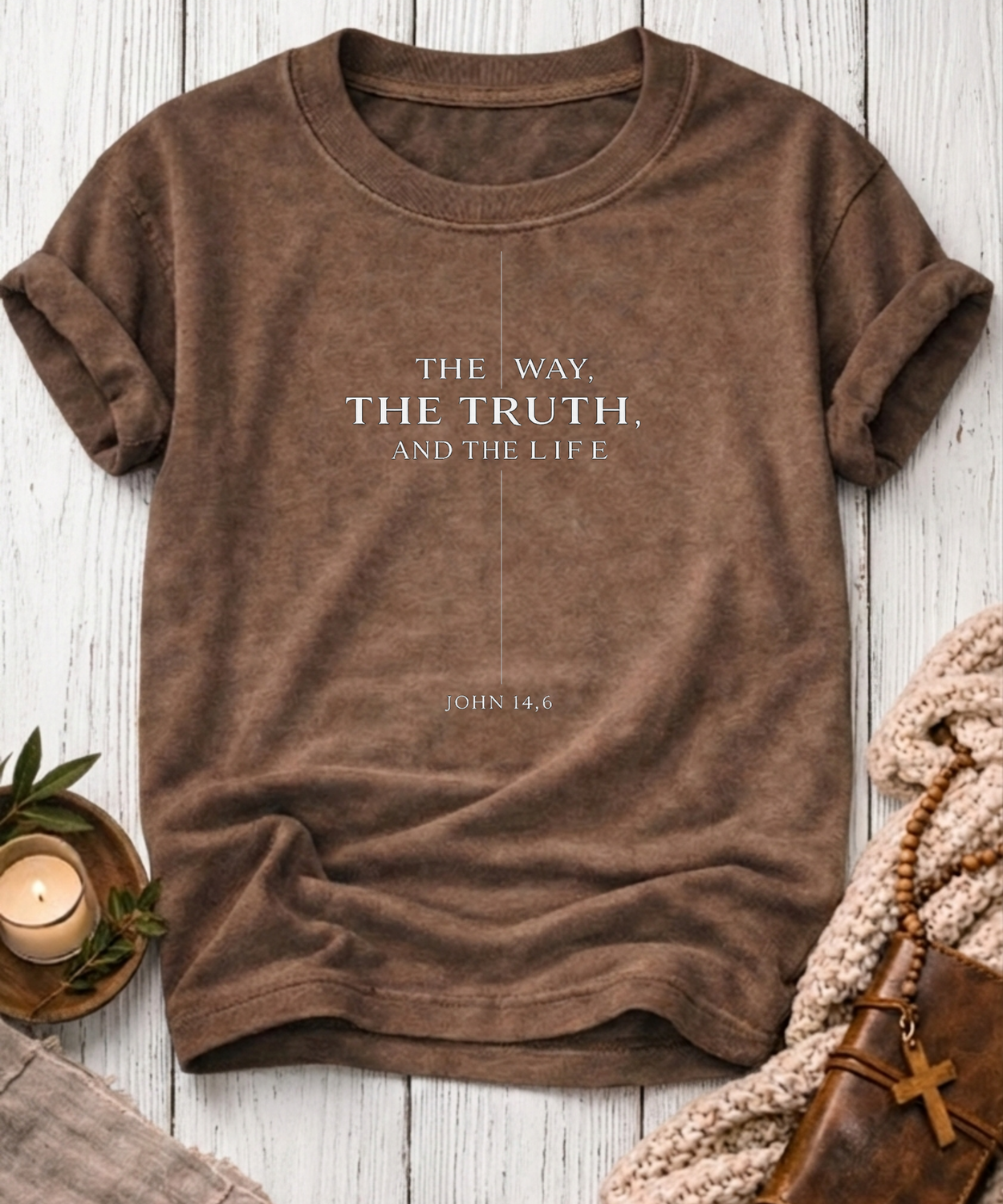 The Way The Truth and The Life T-Shirt-[Christian T-Shirt ]-Saved Society