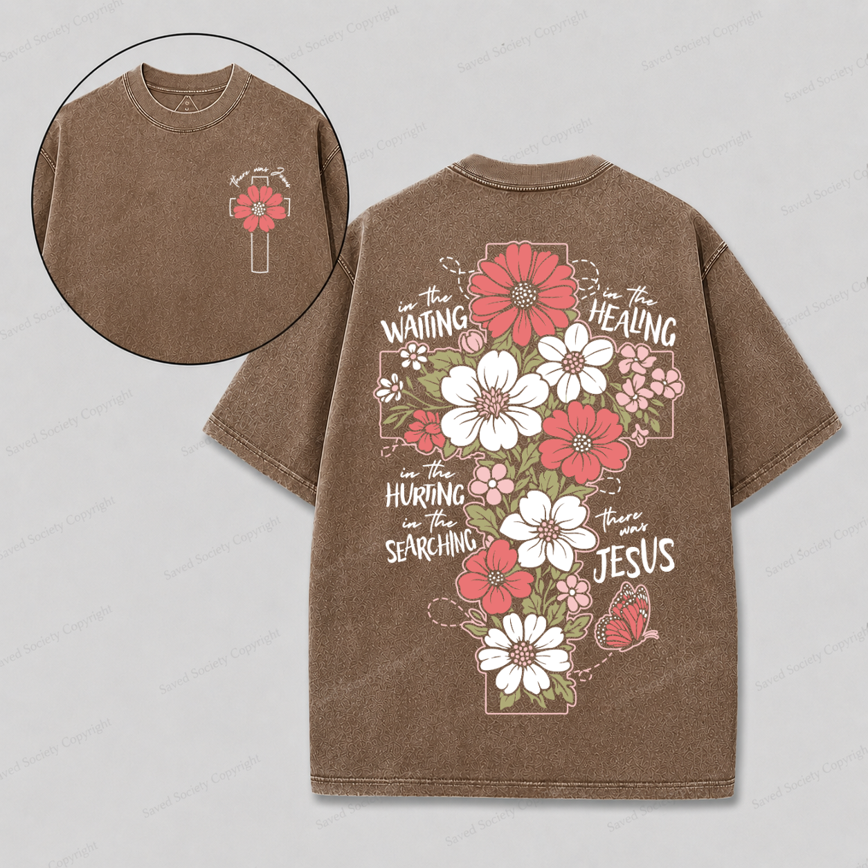 In The Waiting Christian T-Shirt | Faith Based Graphic Tee