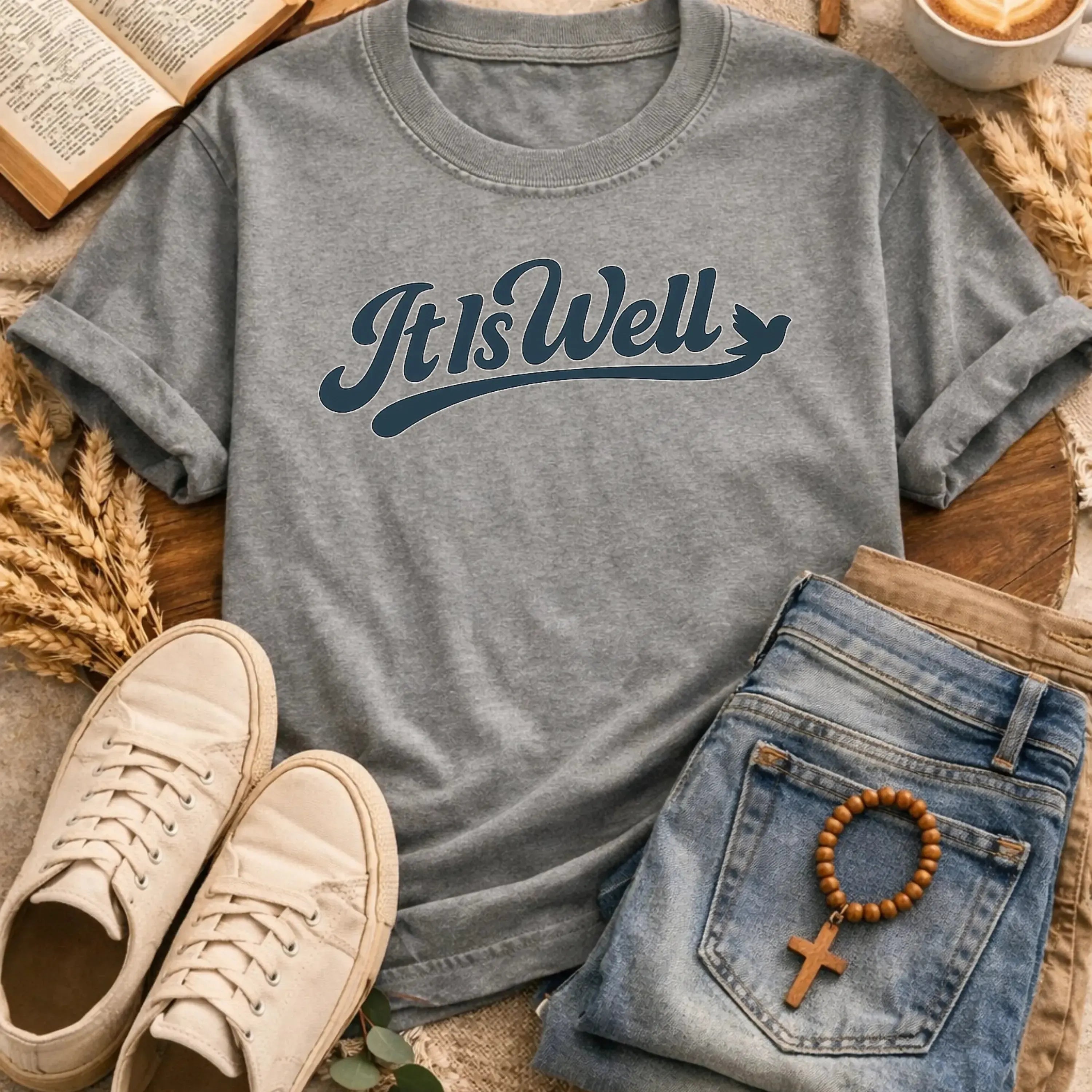 It Is Well T-Shirt-[Christian T-Shirt ]-Saved Society