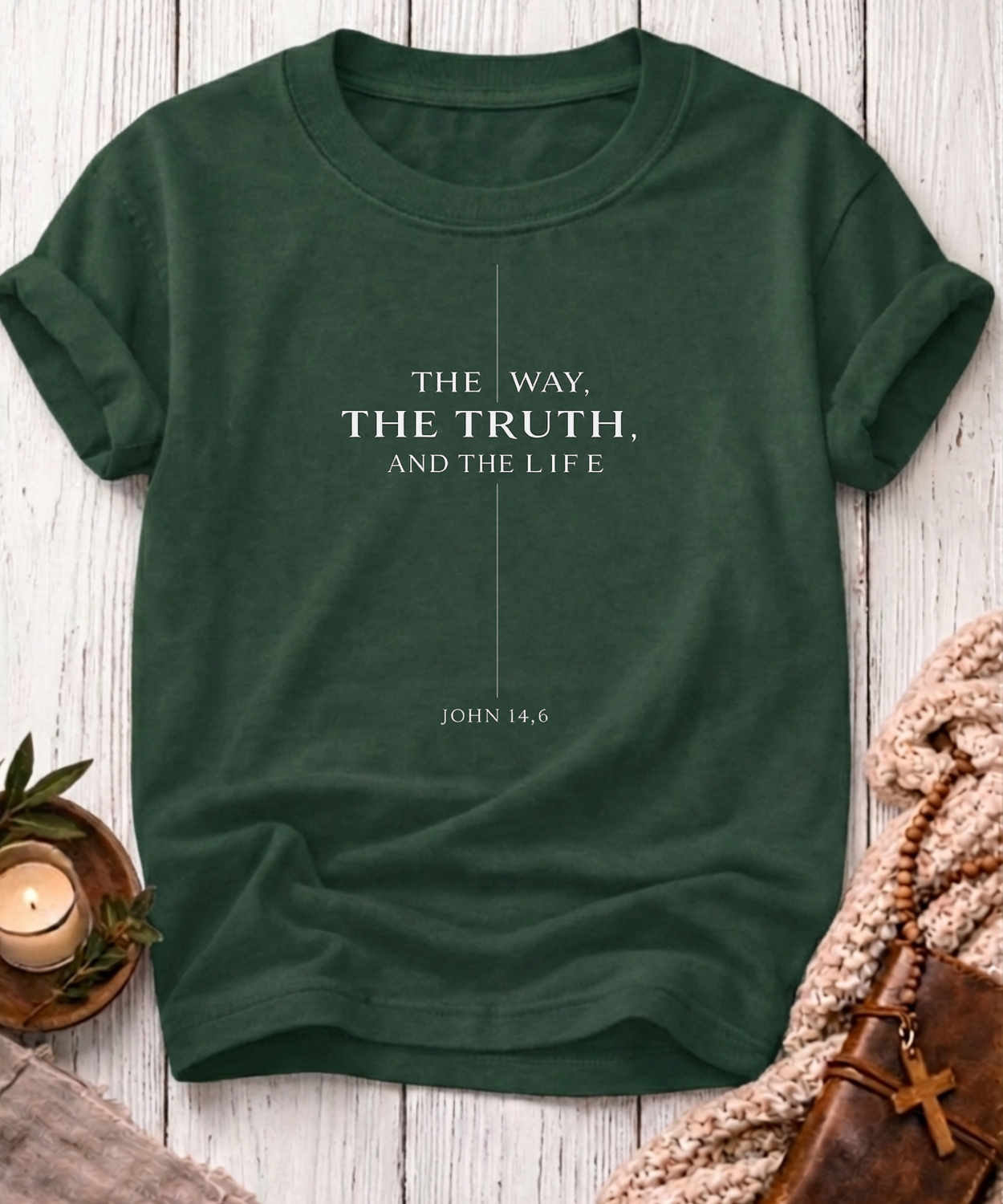 The Way The Truth and The Life T-Shirt-[Christian T-Shirt ]-Saved Society