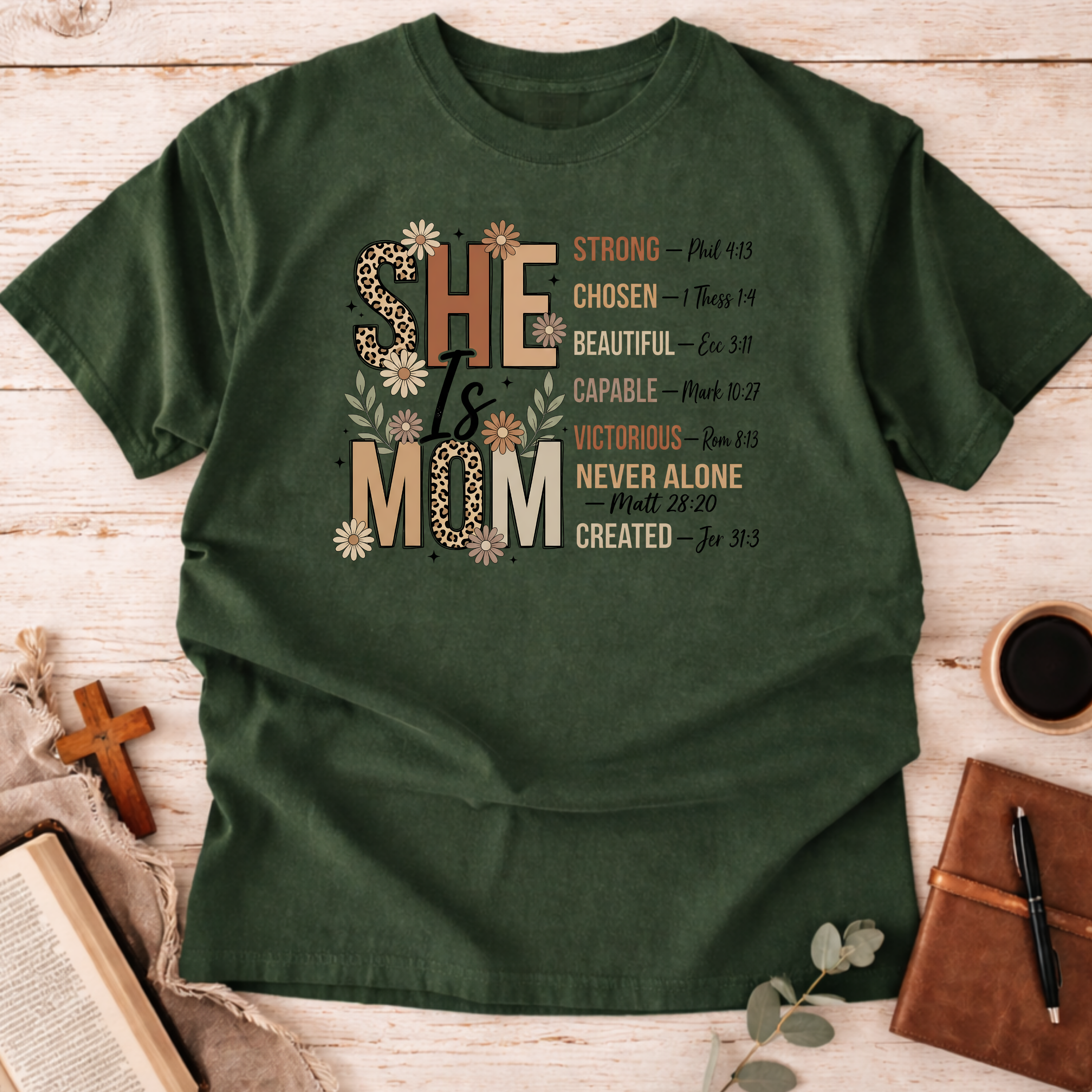 She Is Mom T shirt-[Christian T-Shirt ]-Saved Society