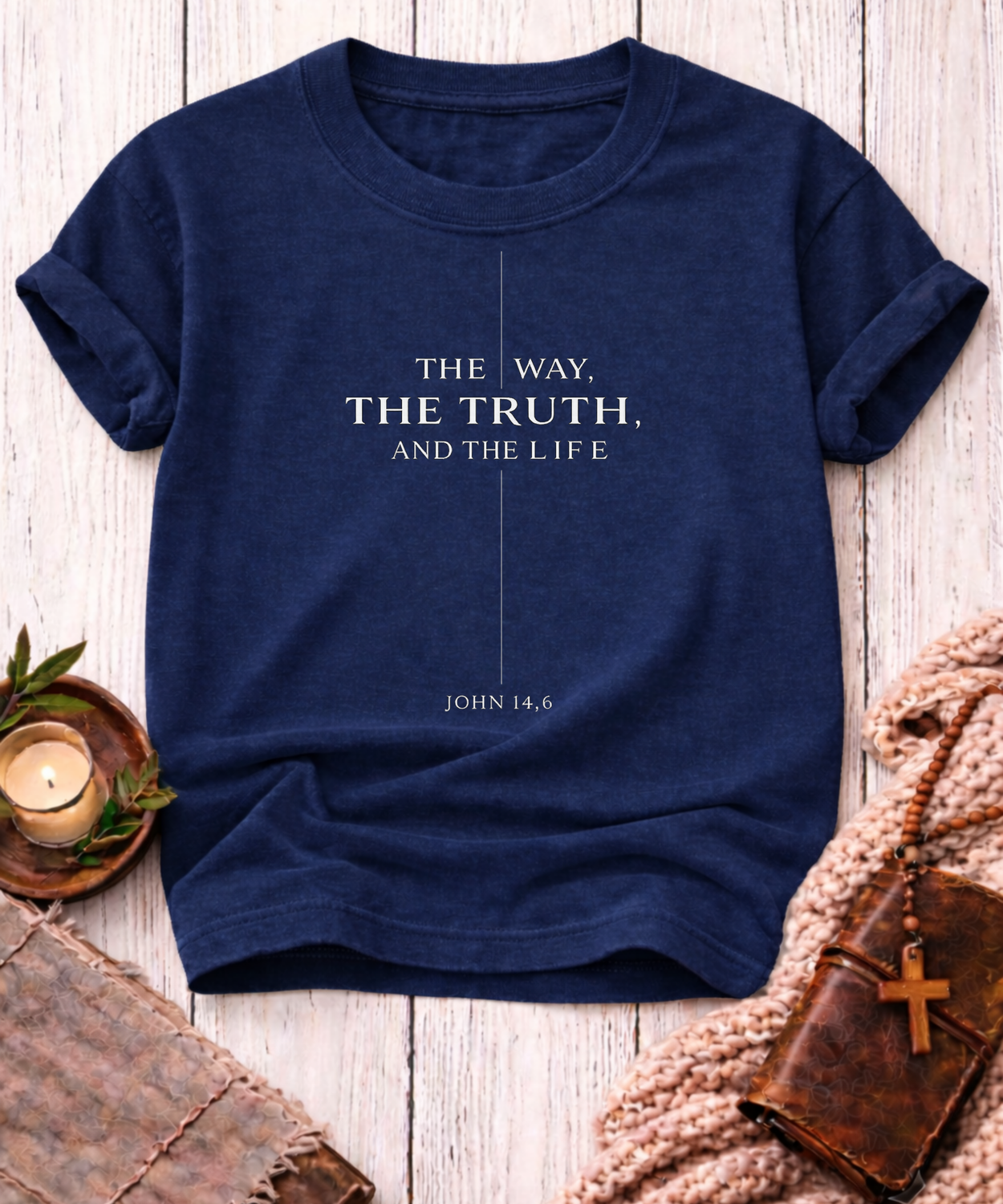 The Way The Truth and The Life T-Shirt-[Christian T-Shirt ]-Saved Society