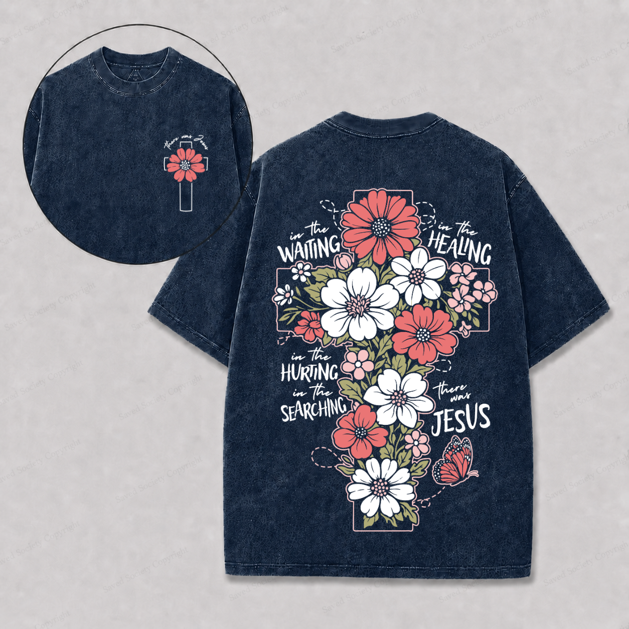 In The Waiting Christian T-Shirt | Faith Based Graphic Tee