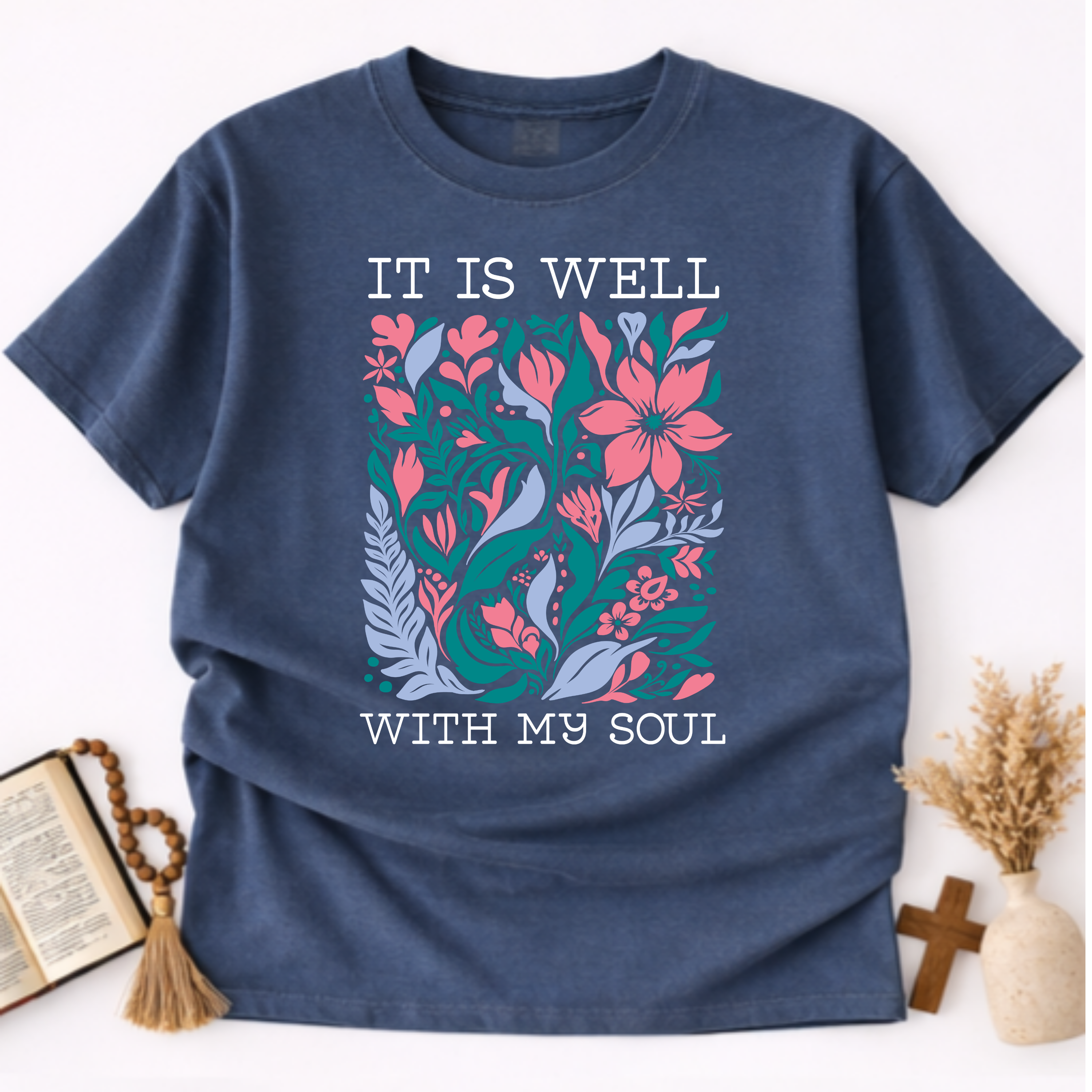 It is well with my soul T shirt-[Christian T-Shirt ]-Saved Society