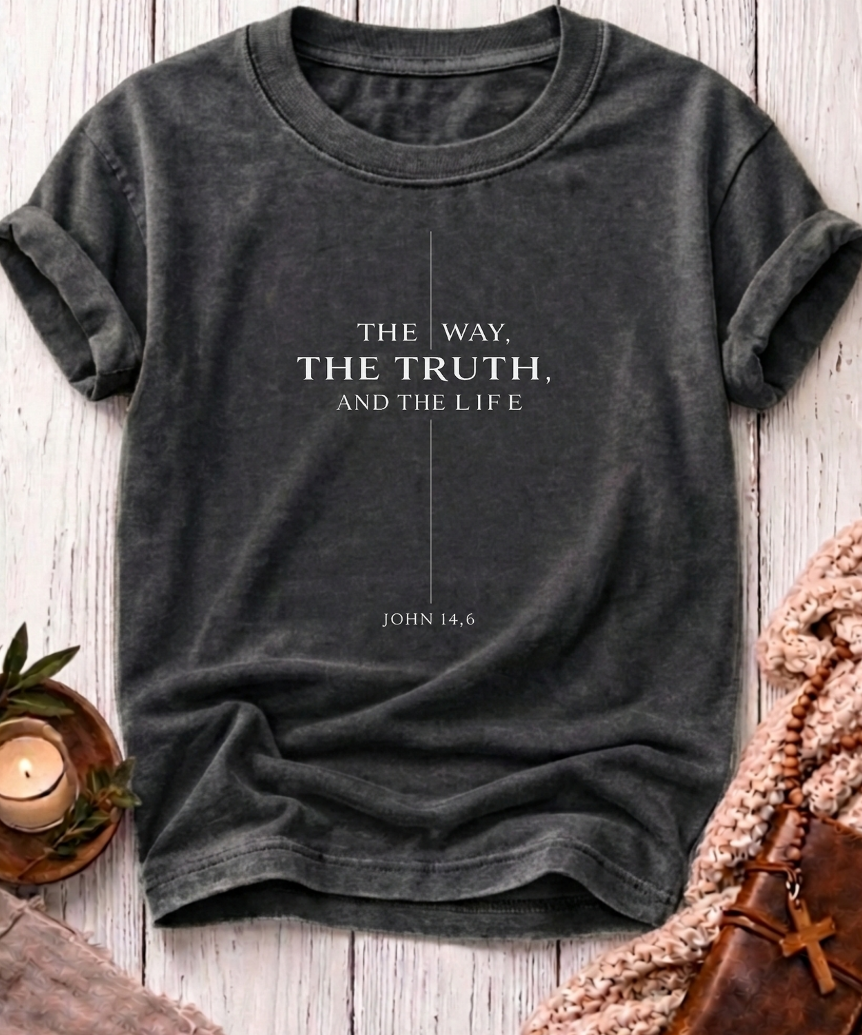 The Way The Truth and The Life T-Shirt-[Christian T-Shirt ]-Saved Society