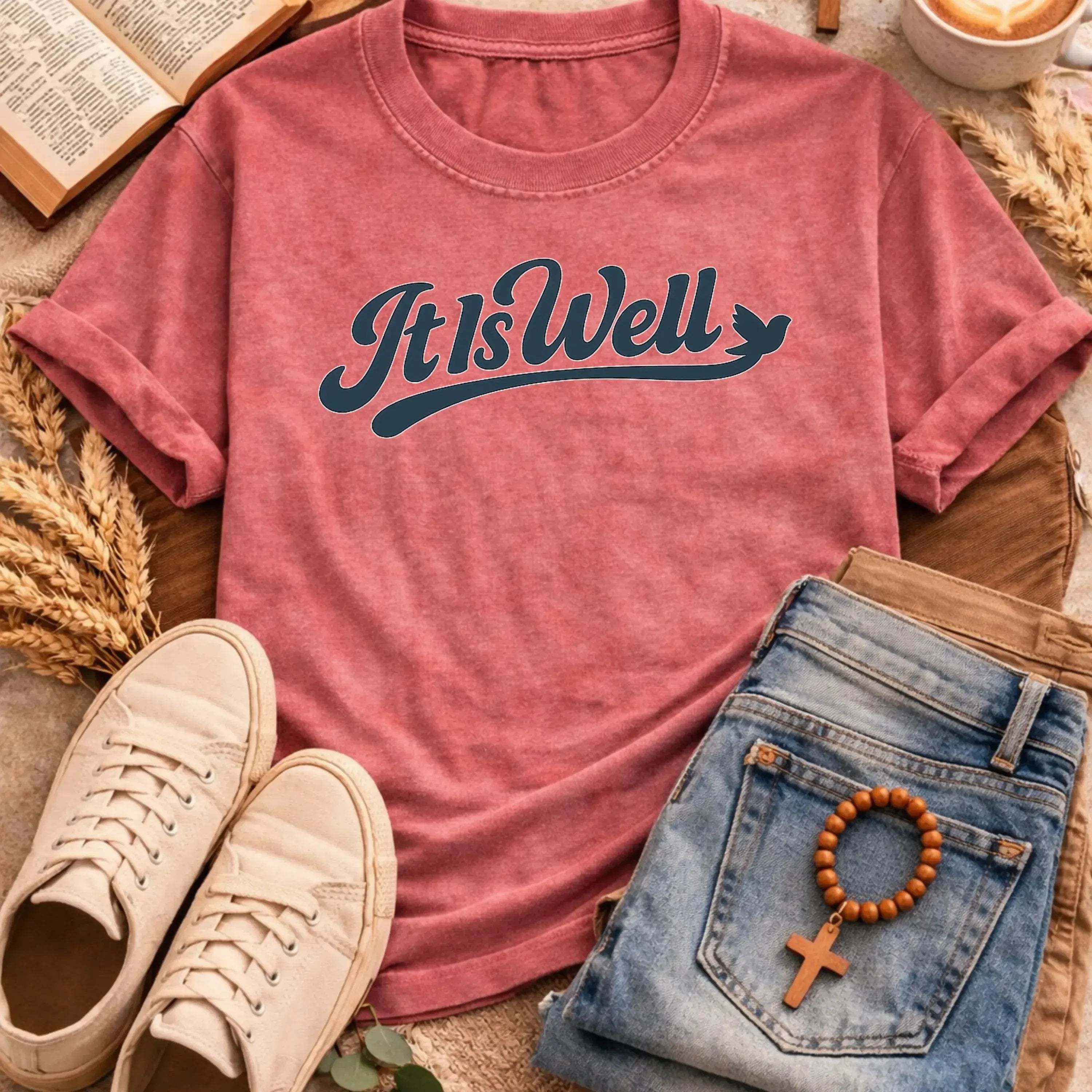 It Is Well T-Shirt-[Christian T-Shirt ]-Saved Society