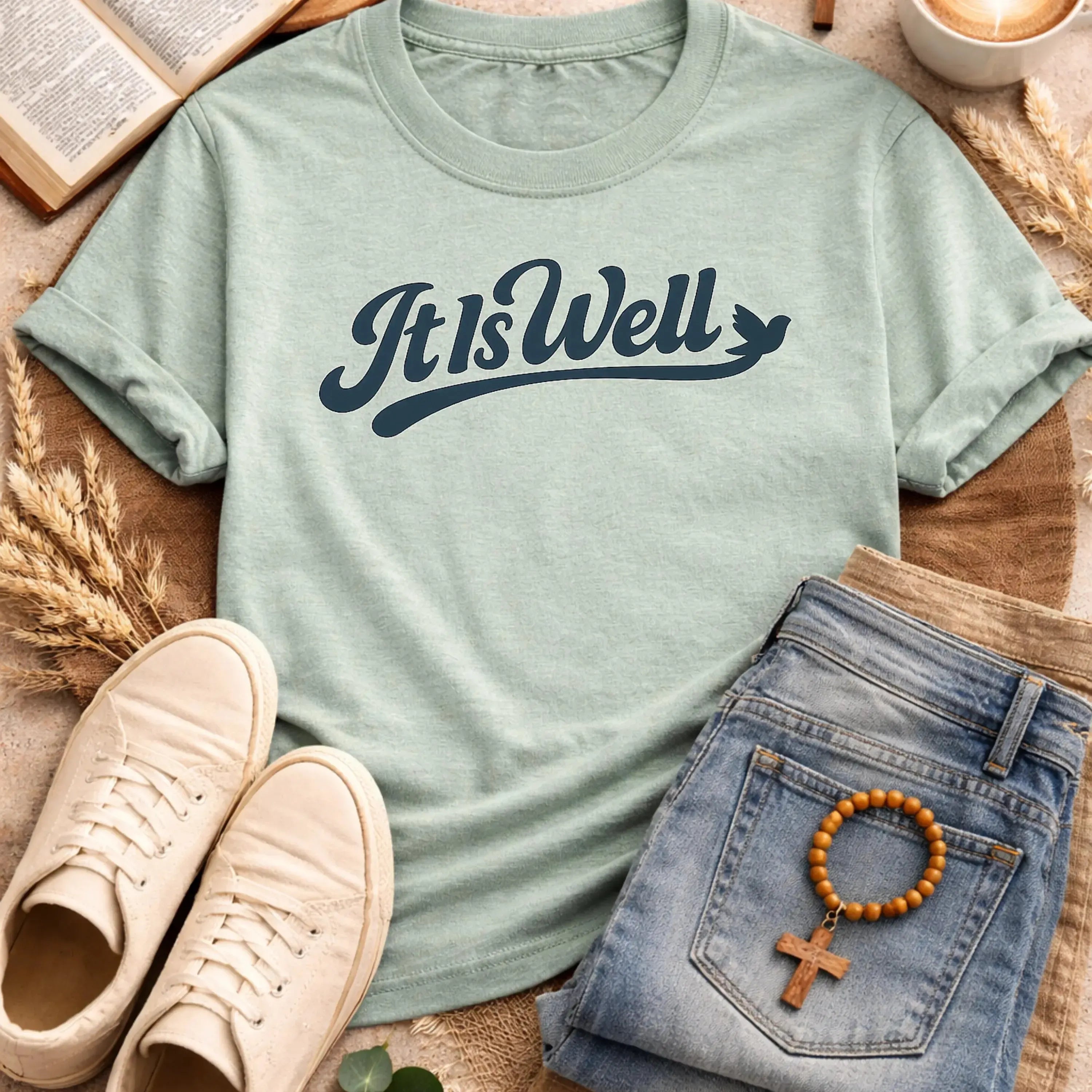 It Is Well T-Shirt-[Christian T-Shirt ]-Saved Society