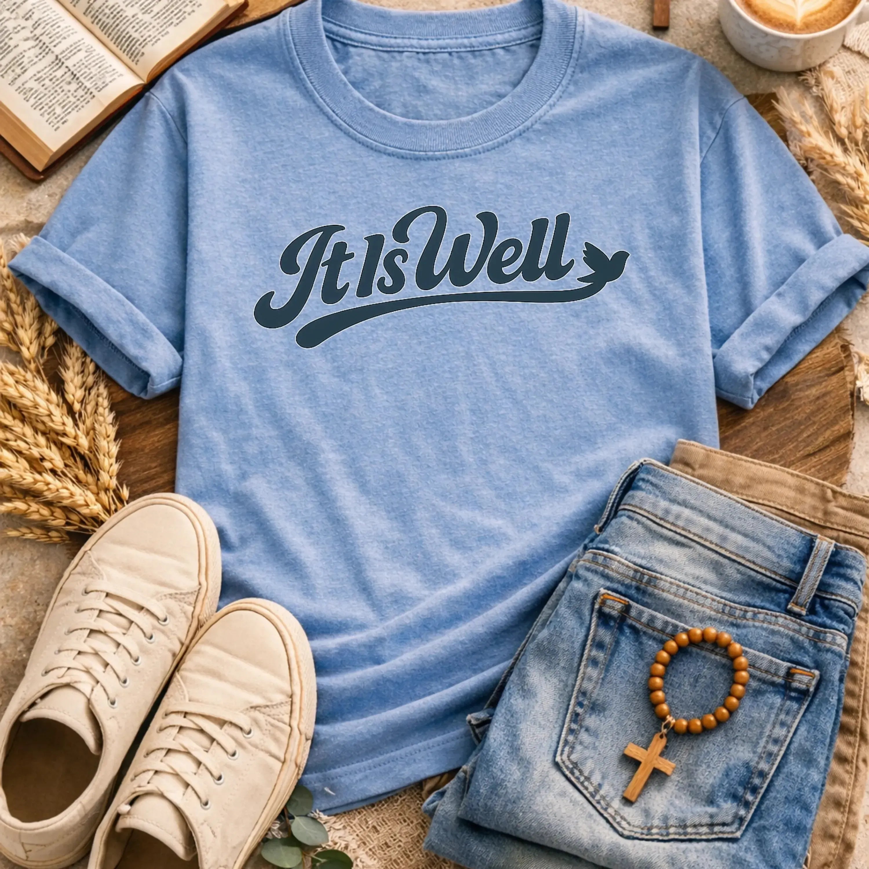 It Is Well T-Shirt-[Christian T-Shirt ]-Saved Society