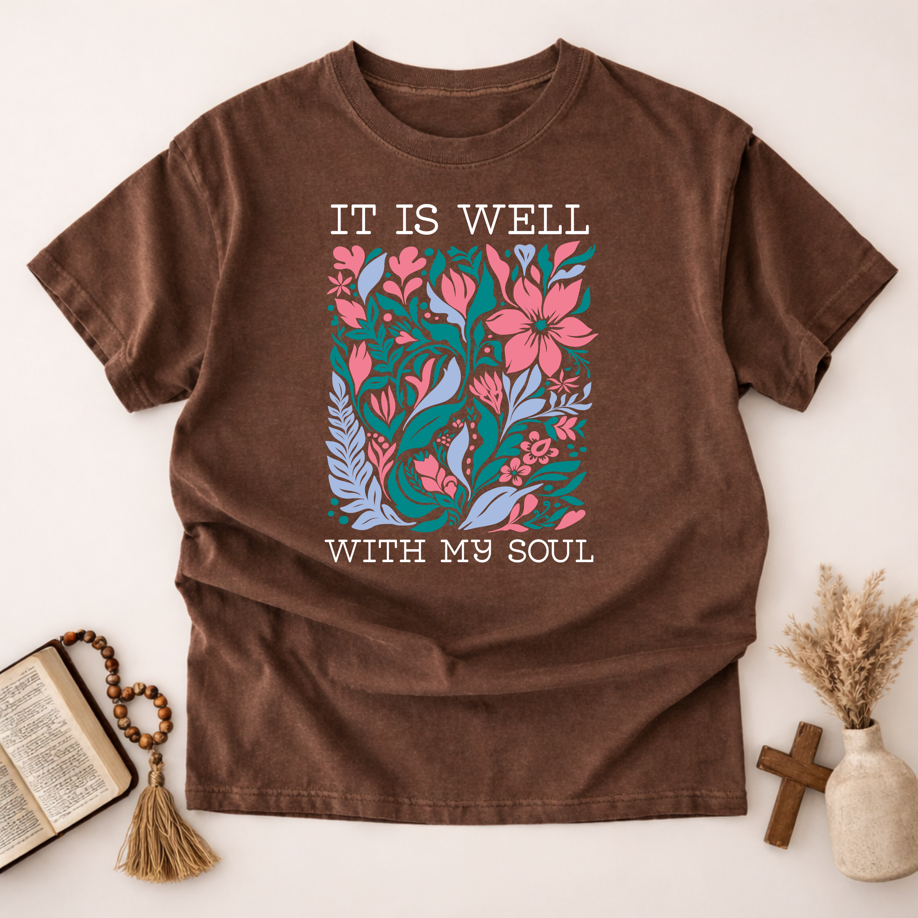 It is well with my soul T shirt-[Christian T-Shirt ]-Saved Society