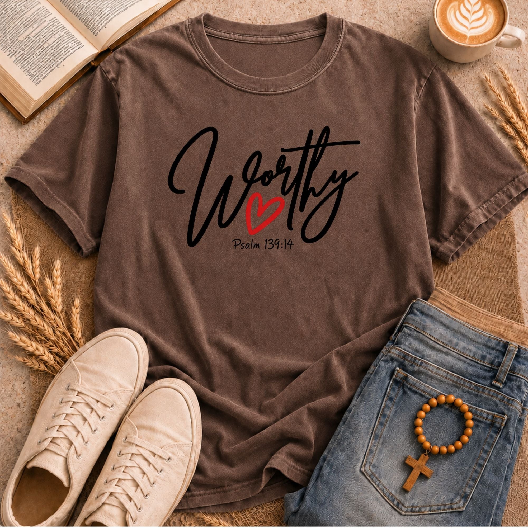 Psalm 139:14 Bible Verse Graphic T-Shirt Christian Gift