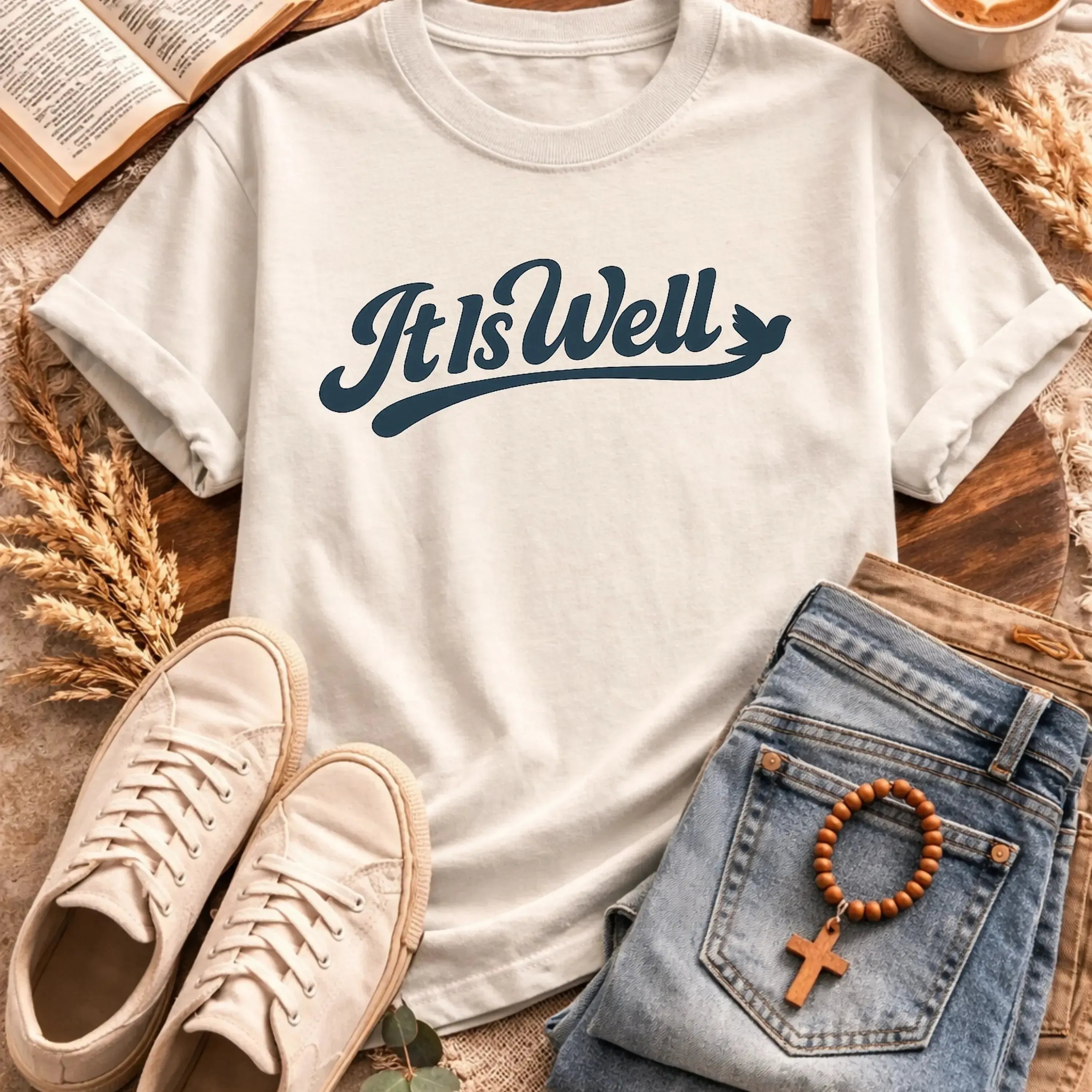 It Is Well T-Shirt-[Christian T-Shirt ]-Saved Society