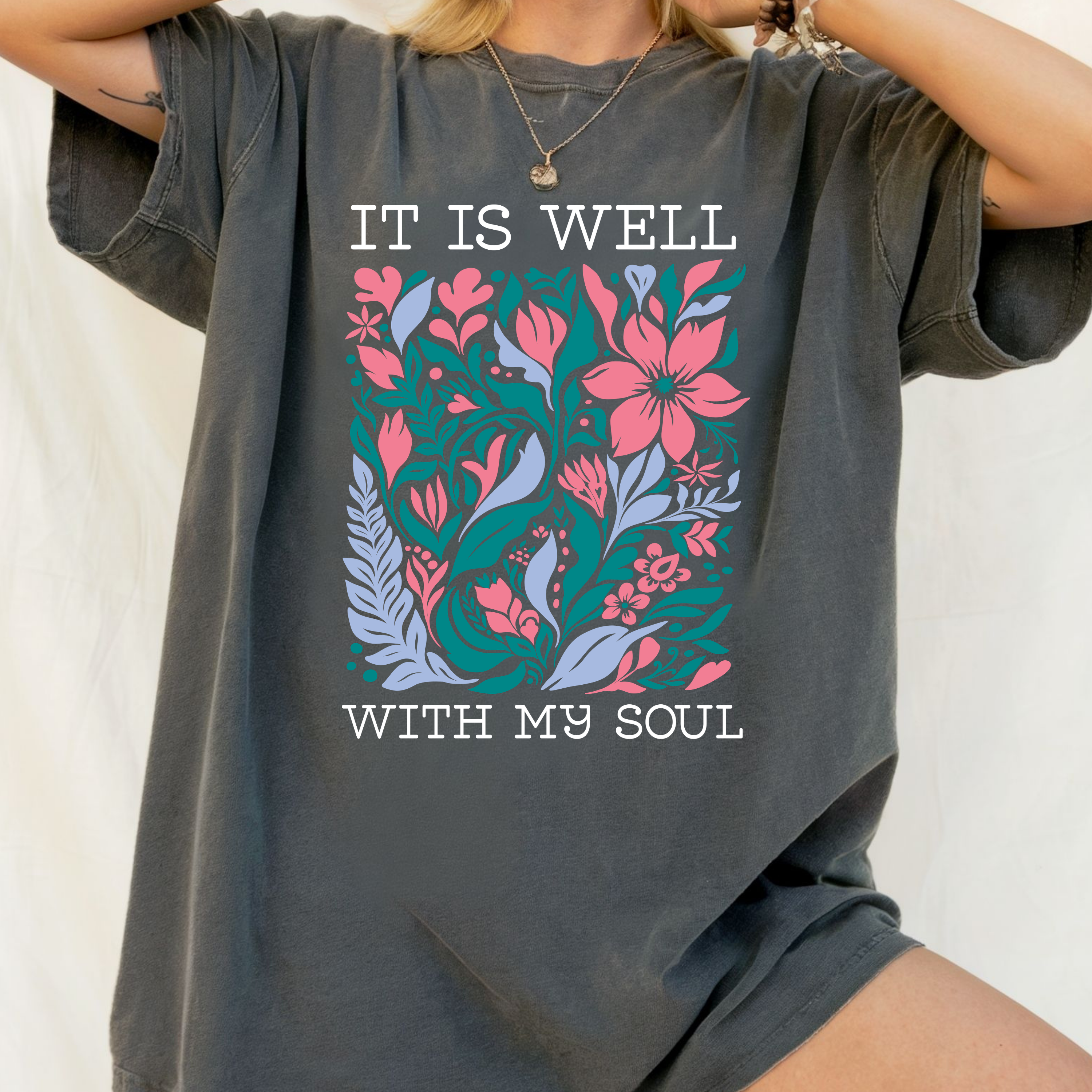 It is well with my soul T shirt-[Christian T-Shirt ]-Saved Society