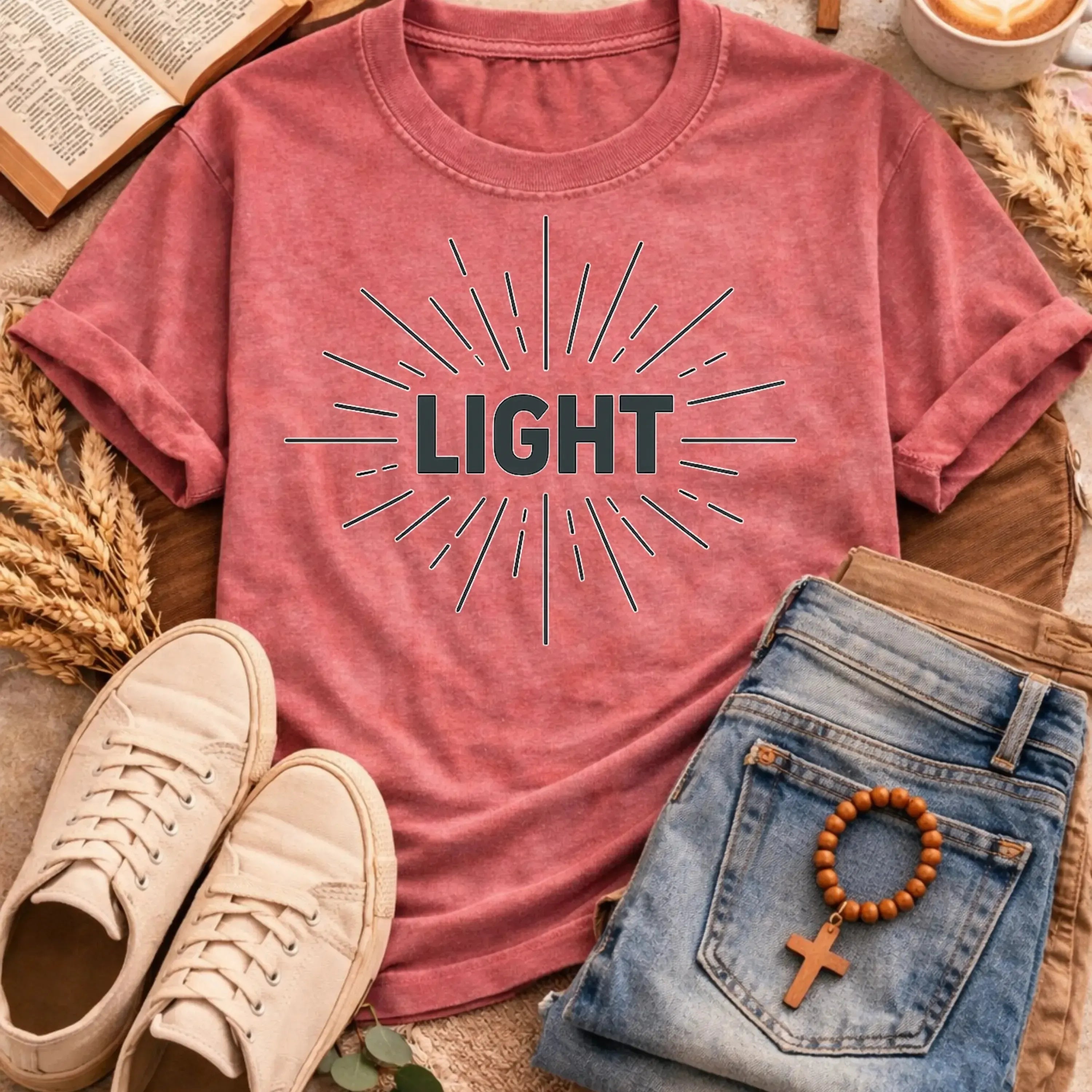 Light Radiance T-Shirt-[Christian T-Shirt ]-Saved Society