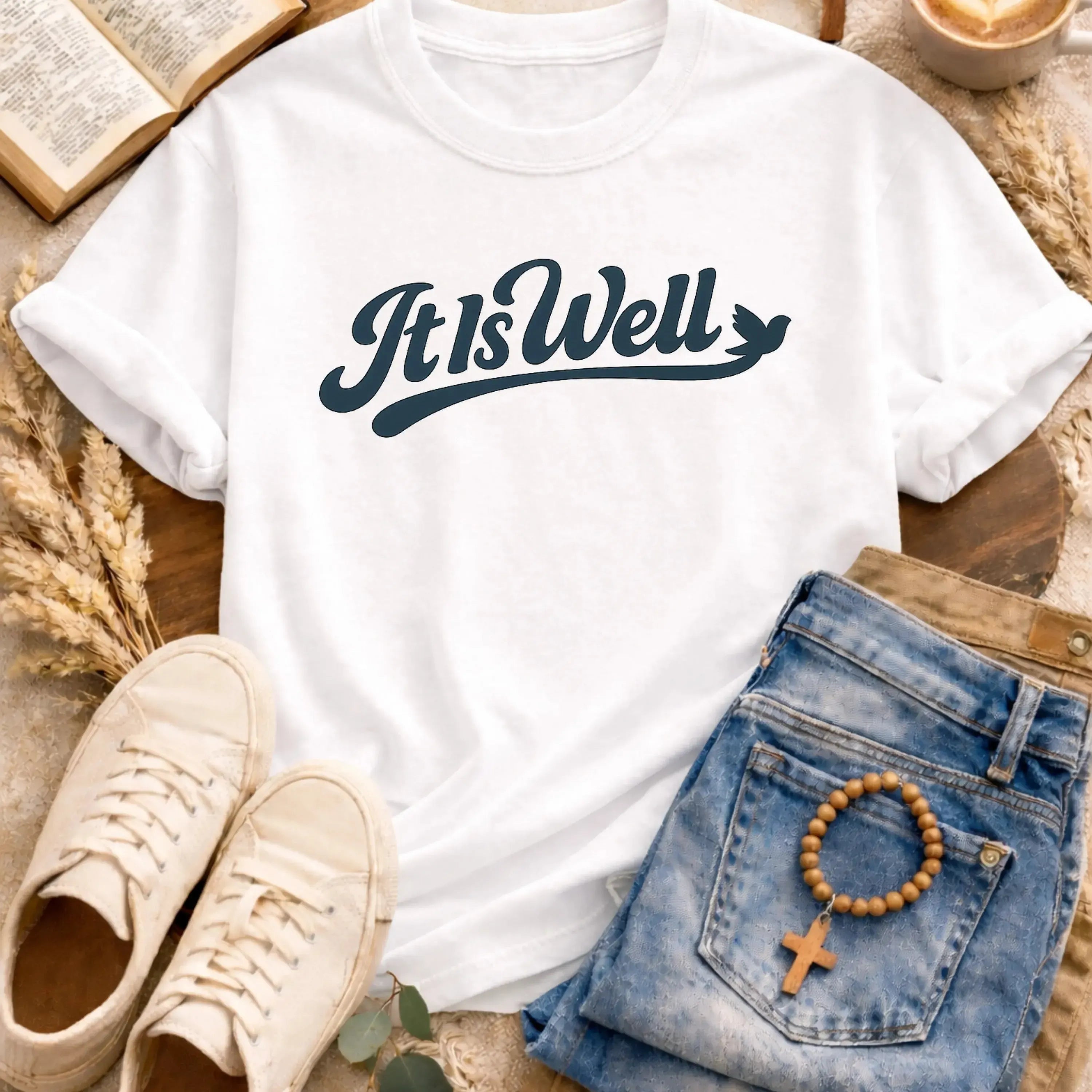 It Is Well T-Shirt-[Christian T-Shirt ]-Saved Society